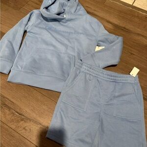 Boys Champion 2PC Fleece Hoodie And Shorts Set Size 6